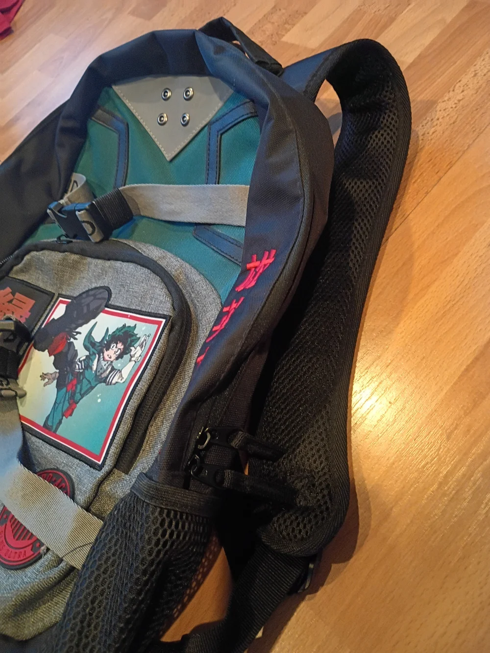 My Hero Academia Deku Costume Built Up Backpack Anime
